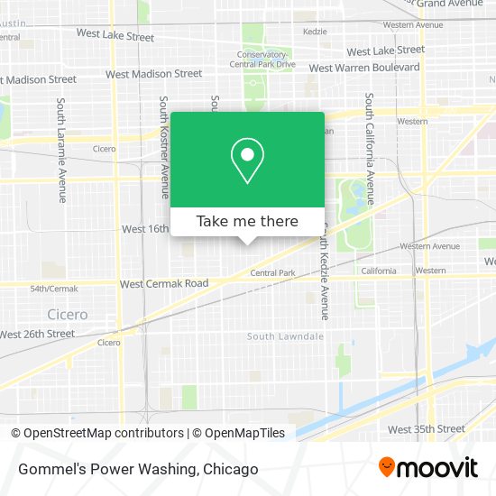 Gommel's Power Washing map