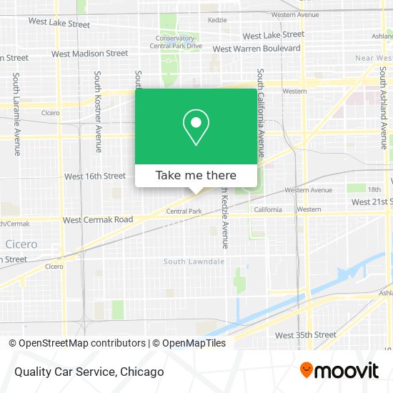 Quality Car Service map