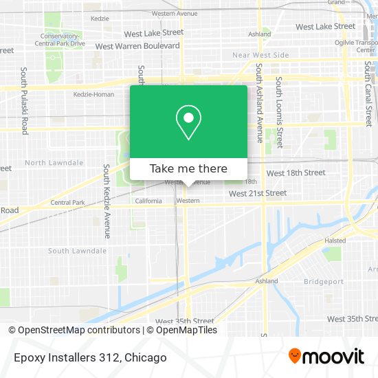 Epoxy Installers 312 map