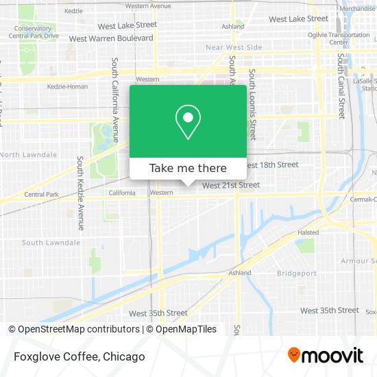 Foxglove Coffee map