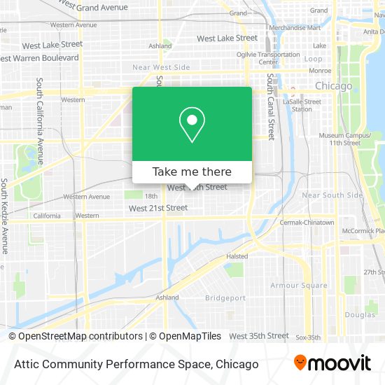 Attic Community Performance Space map