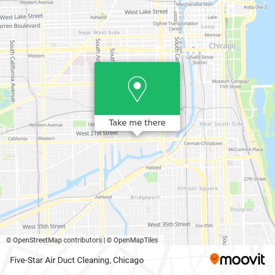 Five-Star Air Duct Cleaning map