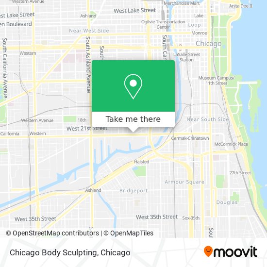 Chicago Body Sculpting map