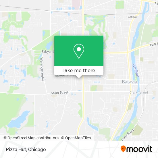 Pizza Hut map