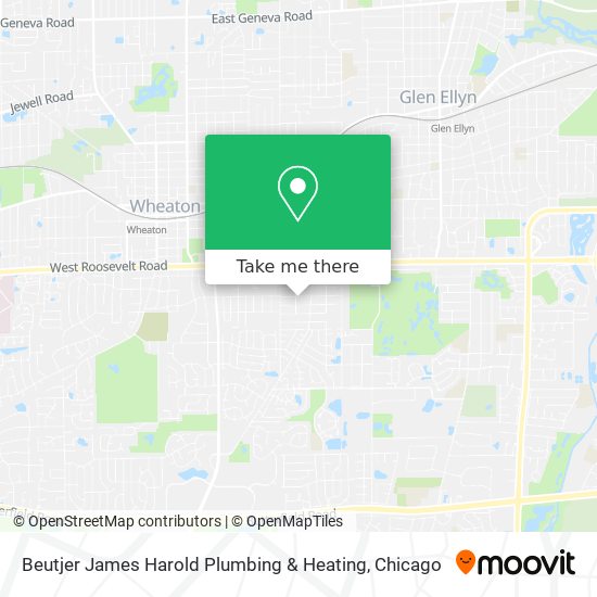 Beutjer James Harold Plumbing & Heating map