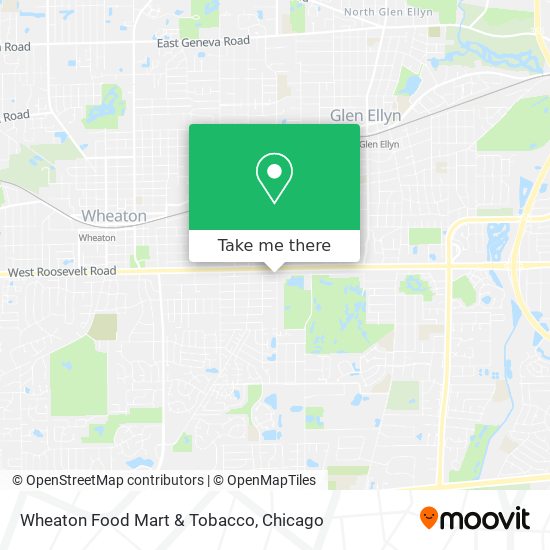 Mapa de Wheaton Food Mart & Tobacco