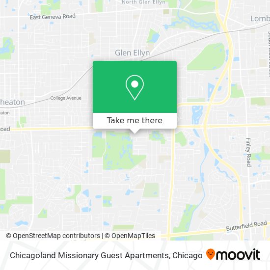 Mapa de Chicagoland Missionary Guest Apartments
