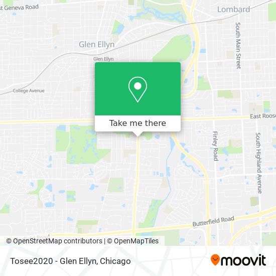 Tosee2020 - Glen Ellyn map