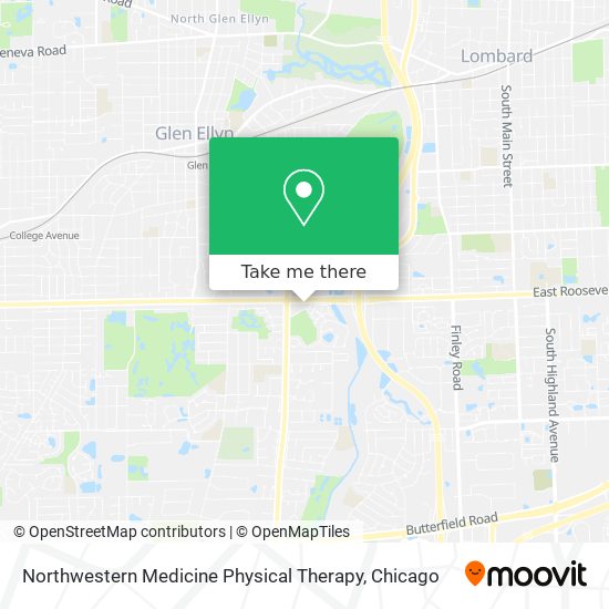 Mapa de Northwestern Medicine Physical Therapy