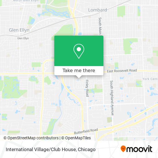 International Village / Club House map