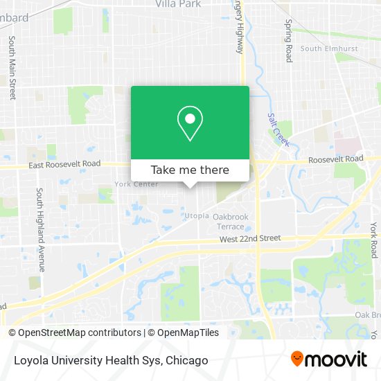 Mapa de Loyola University Health Sys