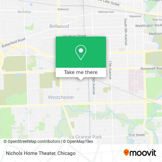 Mapa de Nichols Home Theater