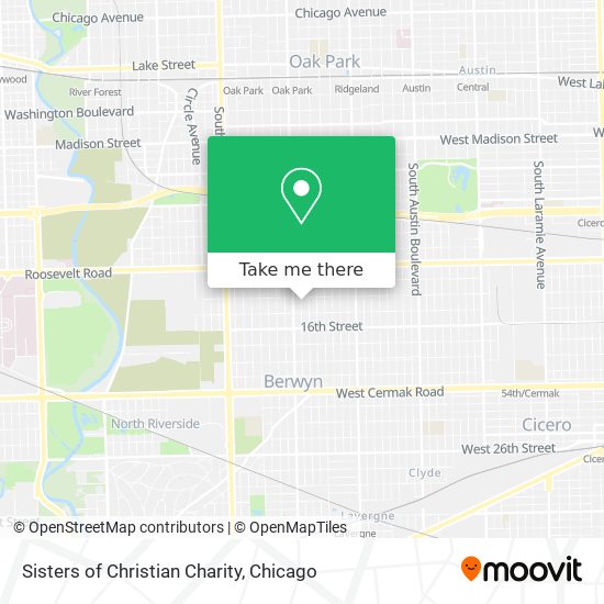 Sisters of Christian Charity map