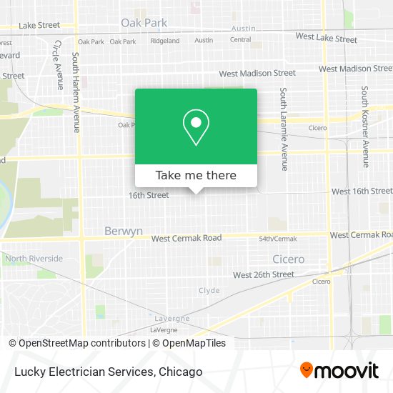 Lucky Electrician Services map
