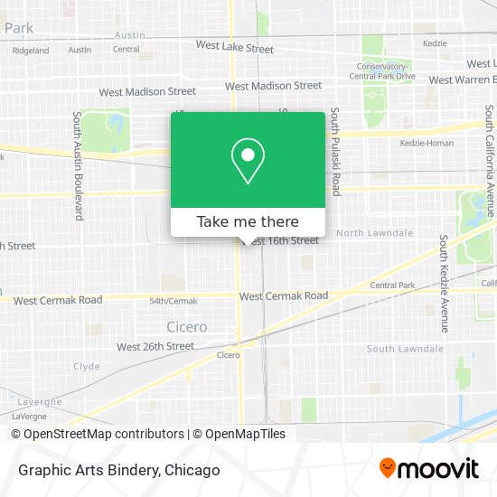 Graphic Arts Bindery map