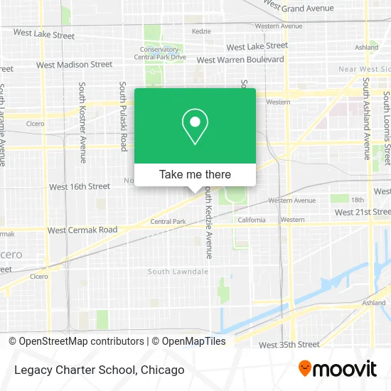 Legacy Charter School map