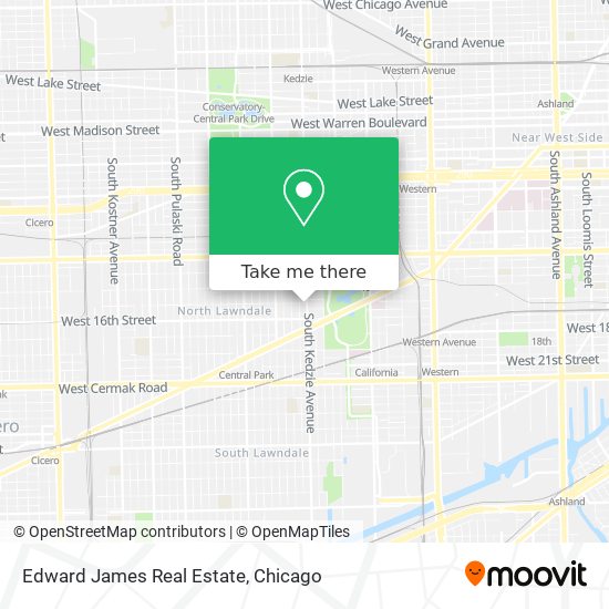 Mapa de Edward James Real Estate