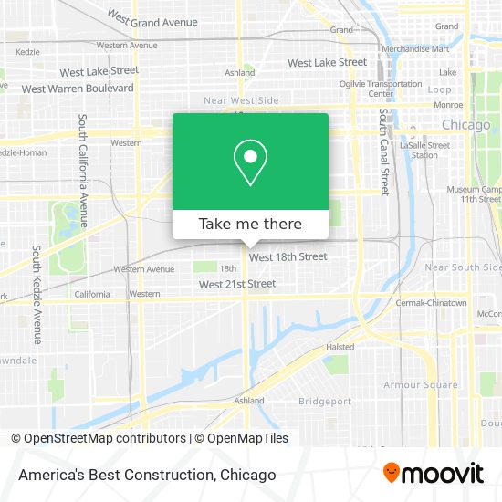 America's Best Construction map