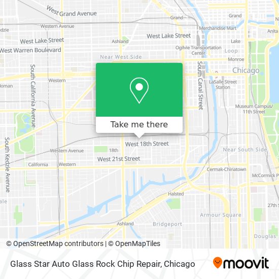 Mapa de Glass Star Auto Glass Rock Chip Repair