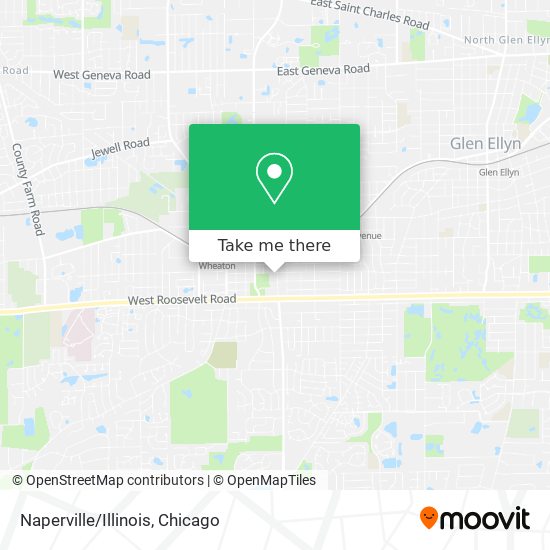 Naperville/Illinois map