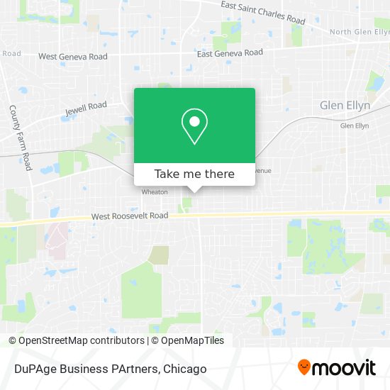 DuPAge Business PArtners map