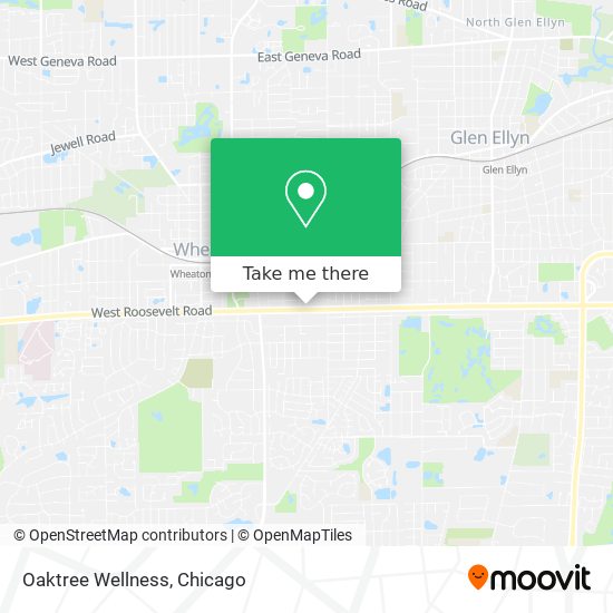 Oaktree Wellness map