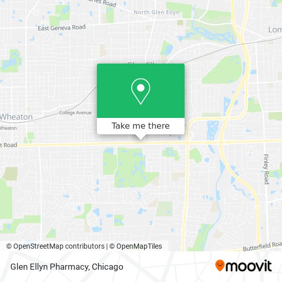 Mapa de Glen Ellyn Pharmacy