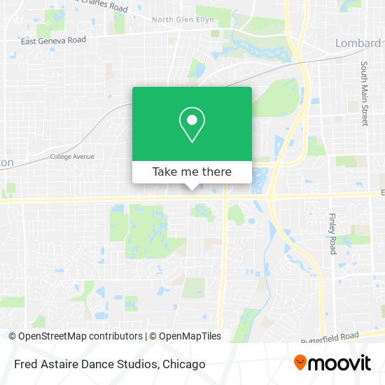 Mapa de Fred Astaire Dance Studios