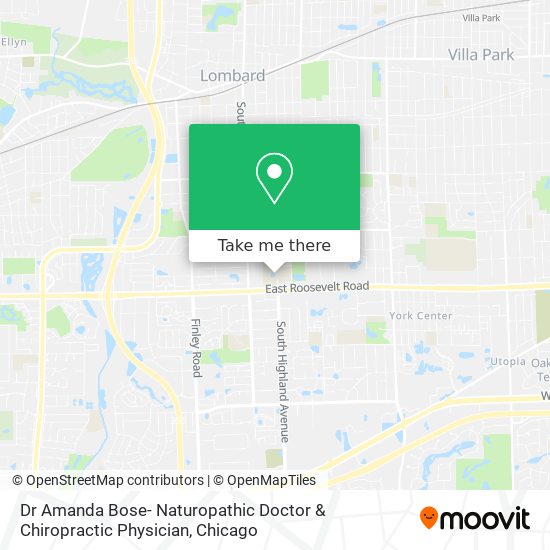 Dr Amanda Bose- Naturopathic Doctor & Chiropractic Physician map