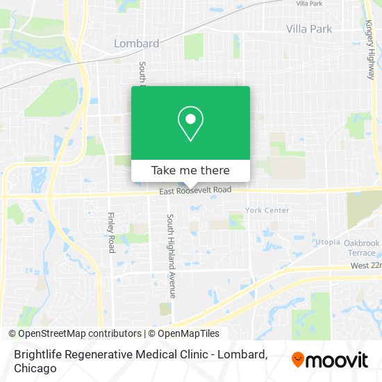 Brightlife Regenerative Medical Clinic - Lombard map