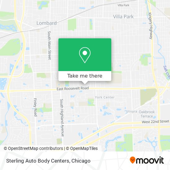 Sterling Auto Body Centers map
