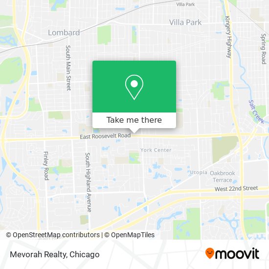 Mevorah Realty map