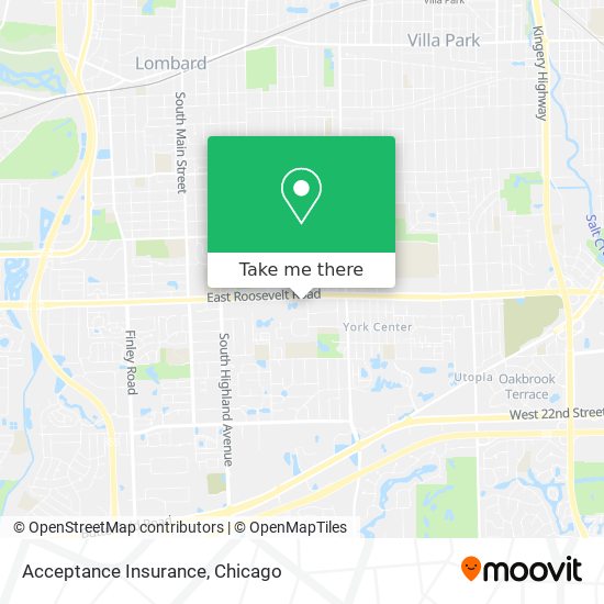 Acceptance Insurance map