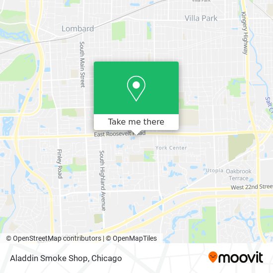 Mapa de Aladdin Smoke Shop