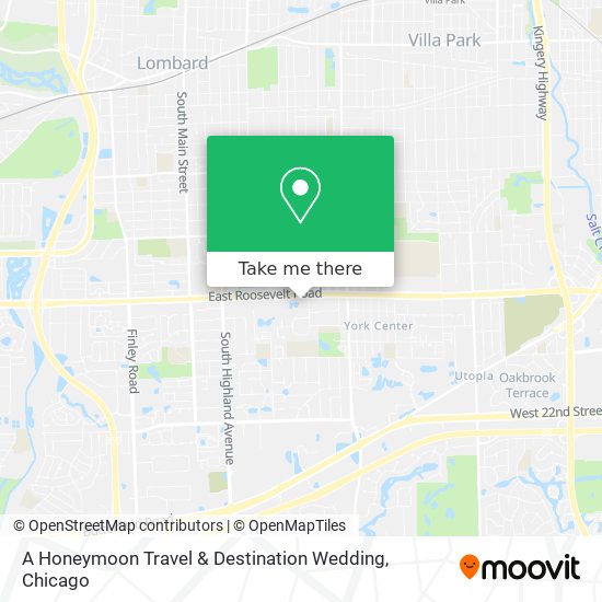 A Honeymoon Travel & Destination Wedding map