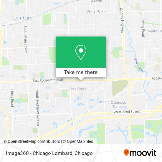 Mapa de Image360 - Chicago Lombard