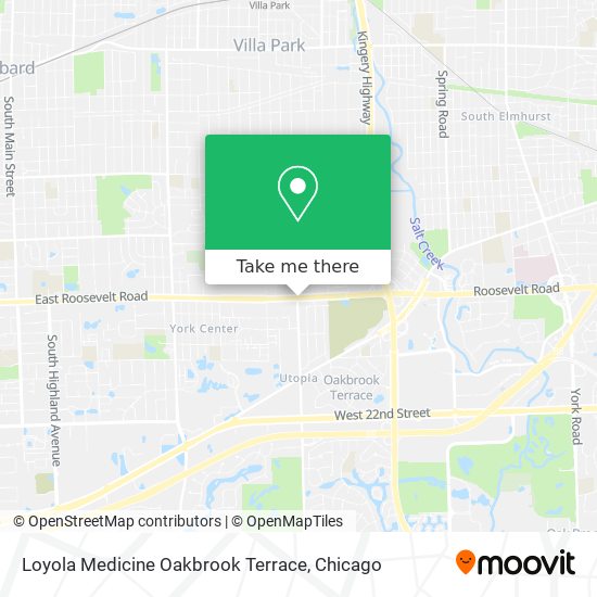 Mapa de Loyola Medicine Oakbrook Terrace