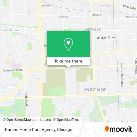Karen's Home Care Agency map