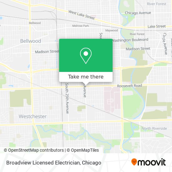 Broadview Licensed Electrician map
