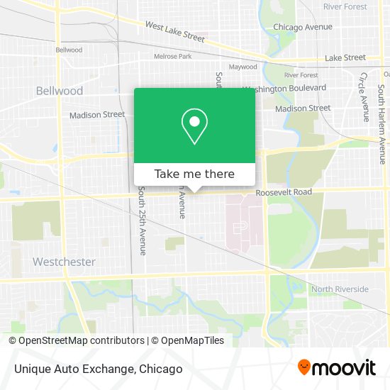 Unique Auto Exchange map