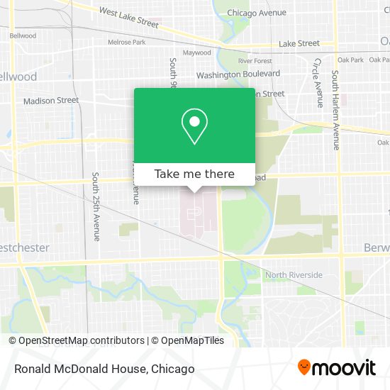 Ronald McDonald House map