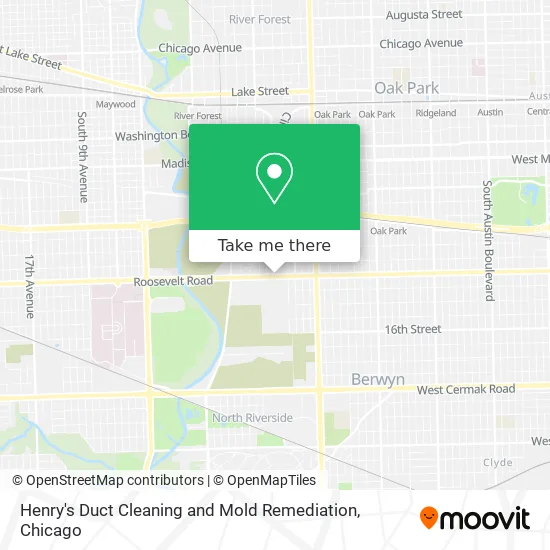 Mapa de Henry's Duct Cleaning and Mold Remediation