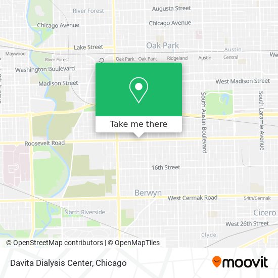 Davita Dialysis Center map