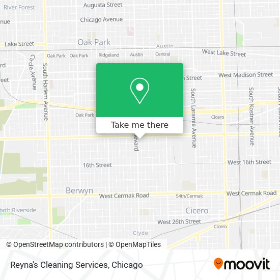 Mapa de Reyna's Cleaning Services