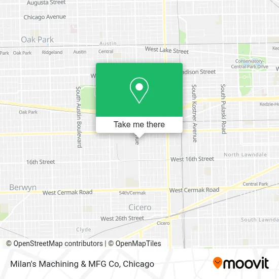 Milan's Machining & MFG Co map