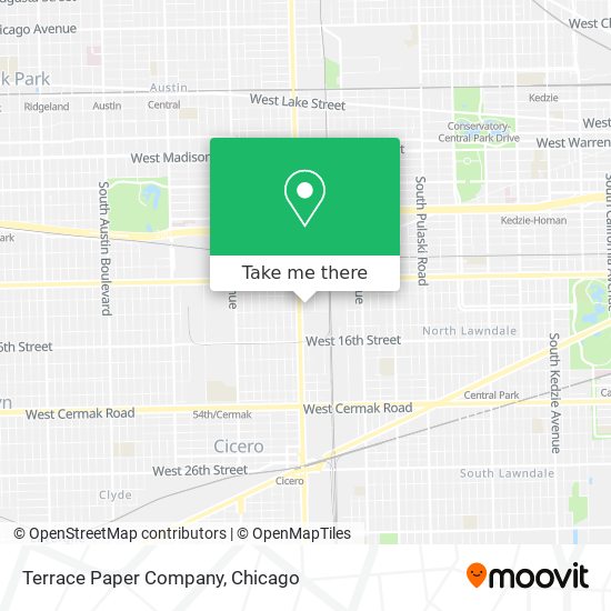 Terrace Paper Company map