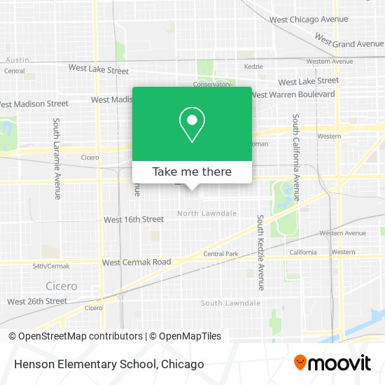 Mapa de Henson Elementary School