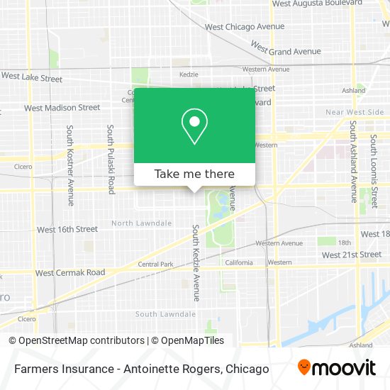 Farmers Insurance - Antoinette Rogers map