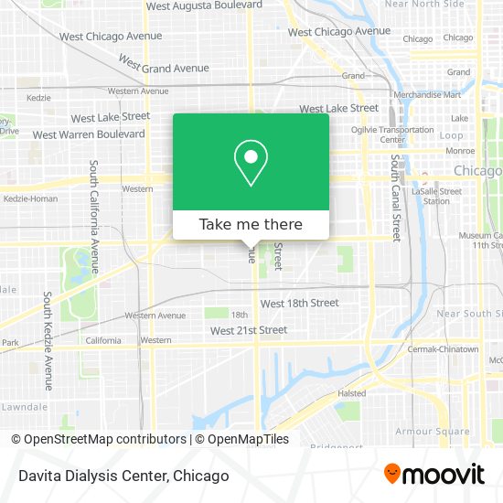 Davita Dialysis Center map