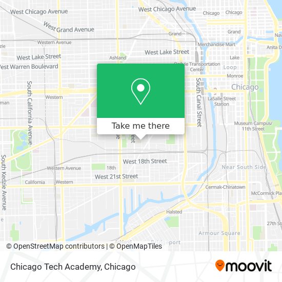 Chicago Tech Academy map